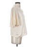 AUW 100% Polyester Ivory Short Sleeve Blouse Size S - photo 4