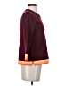 J.Crew 100% Wool Color Block Burgundy Wool Pullover Sweater Size XS - photo 4