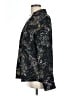 Maurices 100% Polyester Print Black Long Sleeve Blouse Size L - photo 5