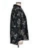 Maurices 100% Polyester Print Black Long Sleeve Blouse Size L - photo 4