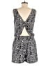 Peach Graphic Gray Romper Size M - photo 2