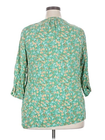Jones & Co 3/4 Sleeve Blouse (view 2)