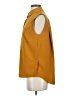 Athleta Color Block Gold Sleeveless Button-Down Shirt Size S - photo 5