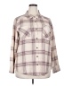 Maurices Plaid Ivory Long Sleeve Button-Down Shirt Size XXL - photo 1