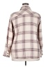 Maurices Plaid Ivory Long Sleeve Button-Down Shirt Size XXL - photo 2