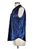 Sandro Blue Sleeveless Blouse Size Lg (3) - photo 5