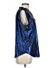 Sandro Blue Sleeveless Blouse Size Lg (3) - photo 4