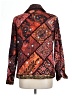 Soft Surroundings 100% Cotton Paisley Red Blazer Size L - photo 2