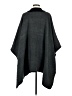 Aqua 100% Acrylic Gray Poncho Size M - photo 2