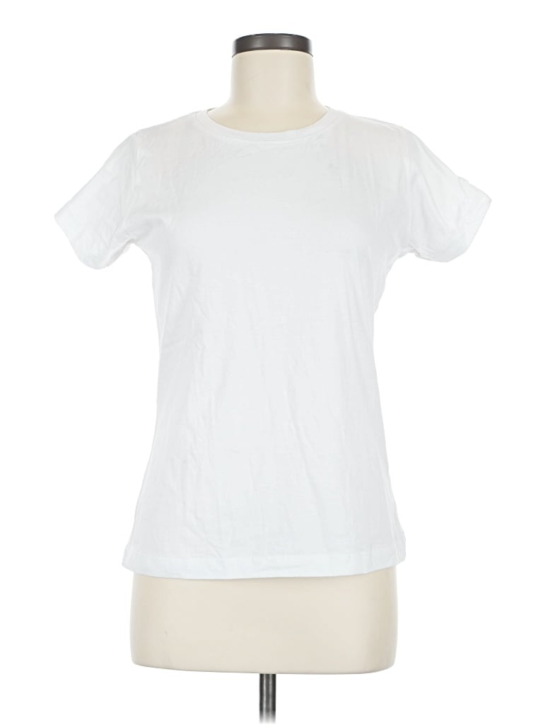 Pre-owned Lat Short Sleeve T-shirt In White