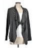 Trina Turk Chevron-herringbone Gray Cardigan Size 10 - photo 1