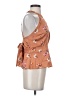 Express 100% Polyester Orange Sleeveless Blouse Size S - photo 4