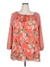 C established 1946 100% Polyester Orange 3/4 Sleeve Blouse Size 22 - photo 1