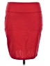 Sweet Solid Red Casual Skirt Size M - photo 1