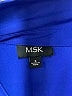 MSK Solid Blue Casual Dress Size S - photo 7