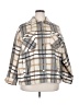 Zara 100% Acrylic Plaid Ivory Jacket Size XXL - photo 1