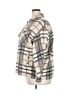Zara 100% Acrylic Plaid Ivory Jacket Size XXL - photo 5
