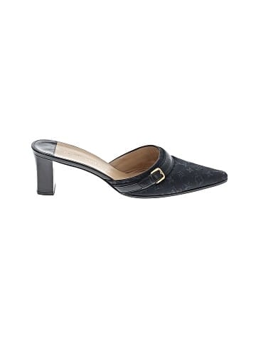 Louis Vuitton Denim Monogram Mules (view 1)