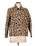 Veronica Beard Jeans 100% Cotton Animal Print Gold Coat Size L - photo 1