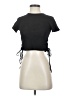 Pomelo 100% Cotton Black Short Sleeve Top Size XS - photo 1