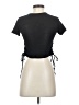 Pomelo 100% Cotton Black Short Sleeve Top Size XS - photo 2