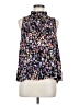 Allison Joy 100% Polyester Floral Black Sleeveless Blouse Size M - photo 1