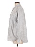 Universal Thread 100% Cotton Stripes Gray Blue Long Sleeve Button-Down Shirt Size L - photo 5