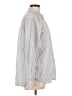 Universal Thread 100% Cotton Stripes Gray Blue Long Sleeve Button-Down Shirt Size L - photo 4