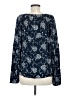 Hinge 100% Viscose Blue Long Sleeve Blouse Size M - photo 2