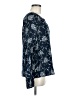 Hinge 100% Viscose Blue Long Sleeve Blouse Size M - photo 4