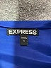 Express Solid Blue Formal Skirt Size 4 - photo 4