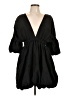 Unbranded 100% Polyester Black Casual Dress Size L - photo 1