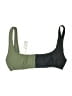 Matthew Bruch Color Block Green Swimsuit Top Size Lg (3) - photo 1