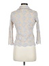 Soft Surroundings Blue 3/4 Sleeve Blouse Size M - photo 2