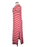 Chaps Stripes Red Casual Dress Size XL - photo 5