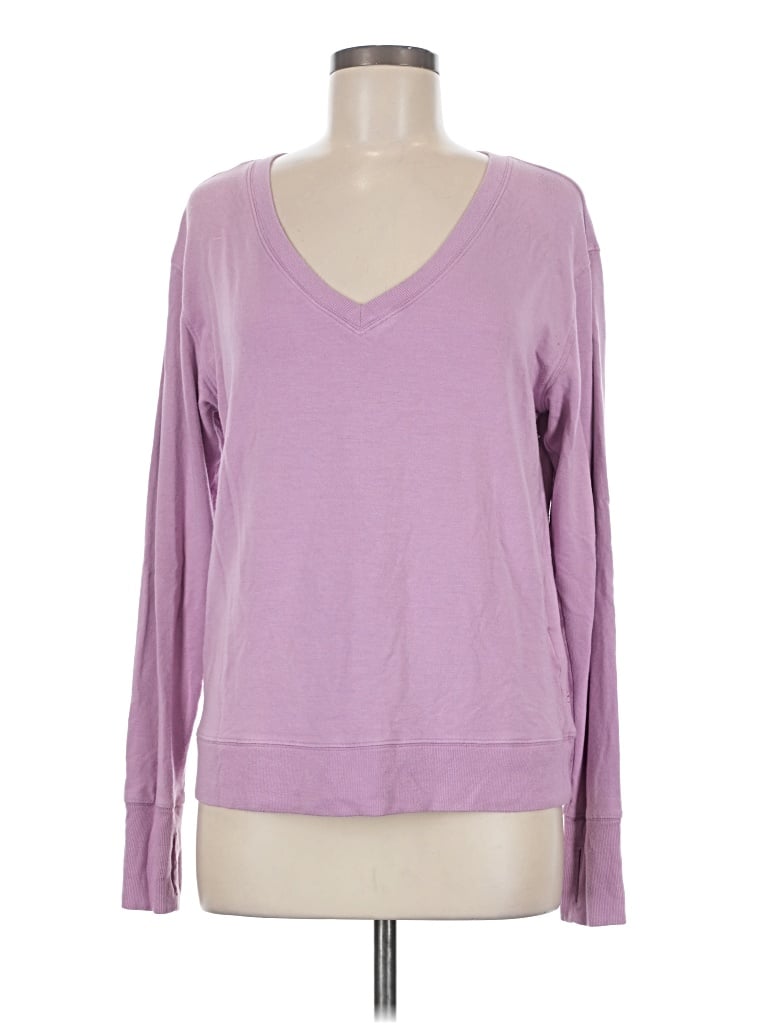 Pre-owned Athleta Pullover Sweater In Purple