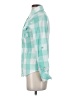 Assorted Brands Checkered-gingham Green Long Sleeve Blouse Size S - photo 5