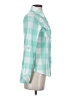 Assorted Brands Checkered-gingham Green Long Sleeve Blouse Size S - photo 4