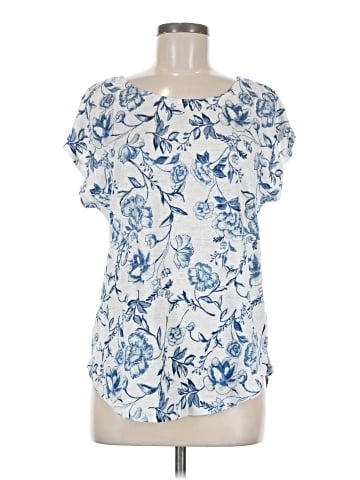 Cynthia Rowley Short Sleeve Blouse (view 1)