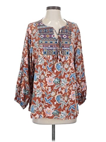 Savanna Jane 3/4 Sleeve Blouse (view 1)