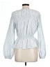 Universal Thread 100% Cotton Blue Long Sleeve Blouse Size L - photo 2