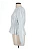 Universal Thread 100% Cotton Blue Long Sleeve Blouse Size L - photo 5