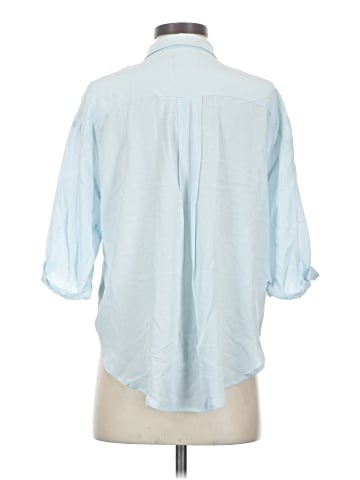 Maeve 3/4 Sleeve Silk Top (view 2)