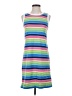 Talbots Stripes Blue Casual Dress Size S - photo 1