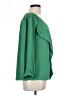 Maeve 100% Recycled Polyester Green 3/4 Sleeve Blouse Size 12 - photo 4