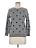 J.Crew 100% Cashmere Polka Dots Gray Cashmere Pullover Sweater Size M - photo 1