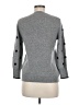 J.Crew 100% Cashmere Polka Dots Gray Cashmere Pullover Sweater Size M - photo 2