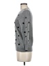 J.Crew 100% Cashmere Polka Dots Gray Cashmere Pullover Sweater Size M - photo 5
