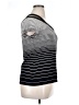Cache Black Short Sleeve Top Size XL - photo 4