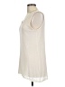 Cami 100% Cotton Ivory Sleeveless Top Size L - photo 5